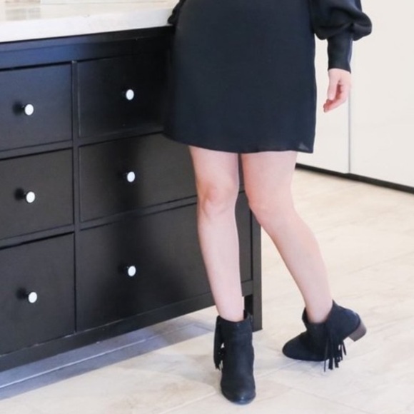 MÍA black fringe bootie - Picture 11 of 13
